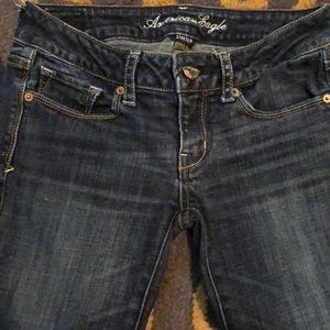 American Eagle Skinny Kick ankle  jeans 2 Long